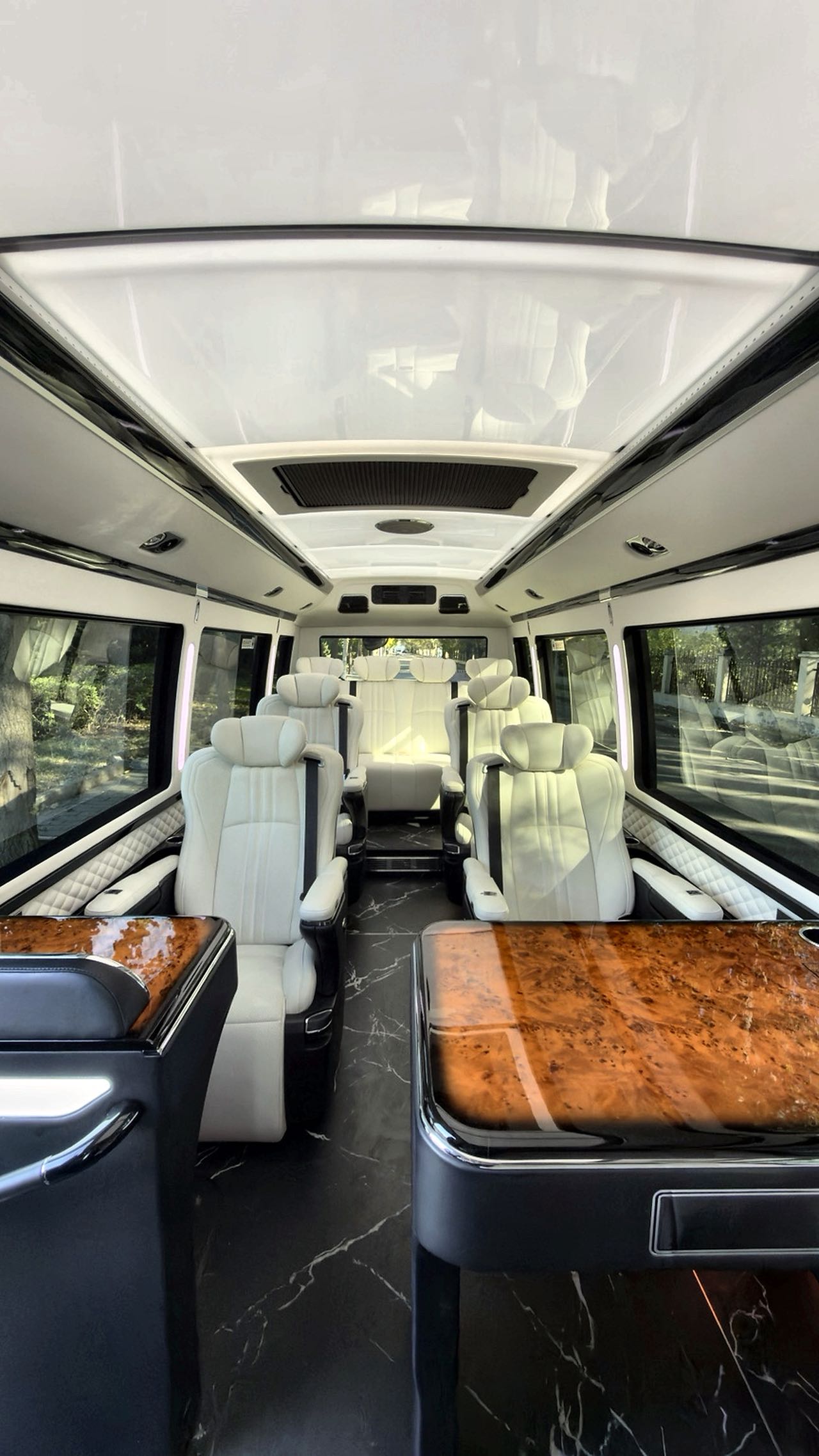 Bus 12-Seat Caesar Gulfstream Version, LHD, With Paint Protection Film, Used Car Export from China, Custom Available 6