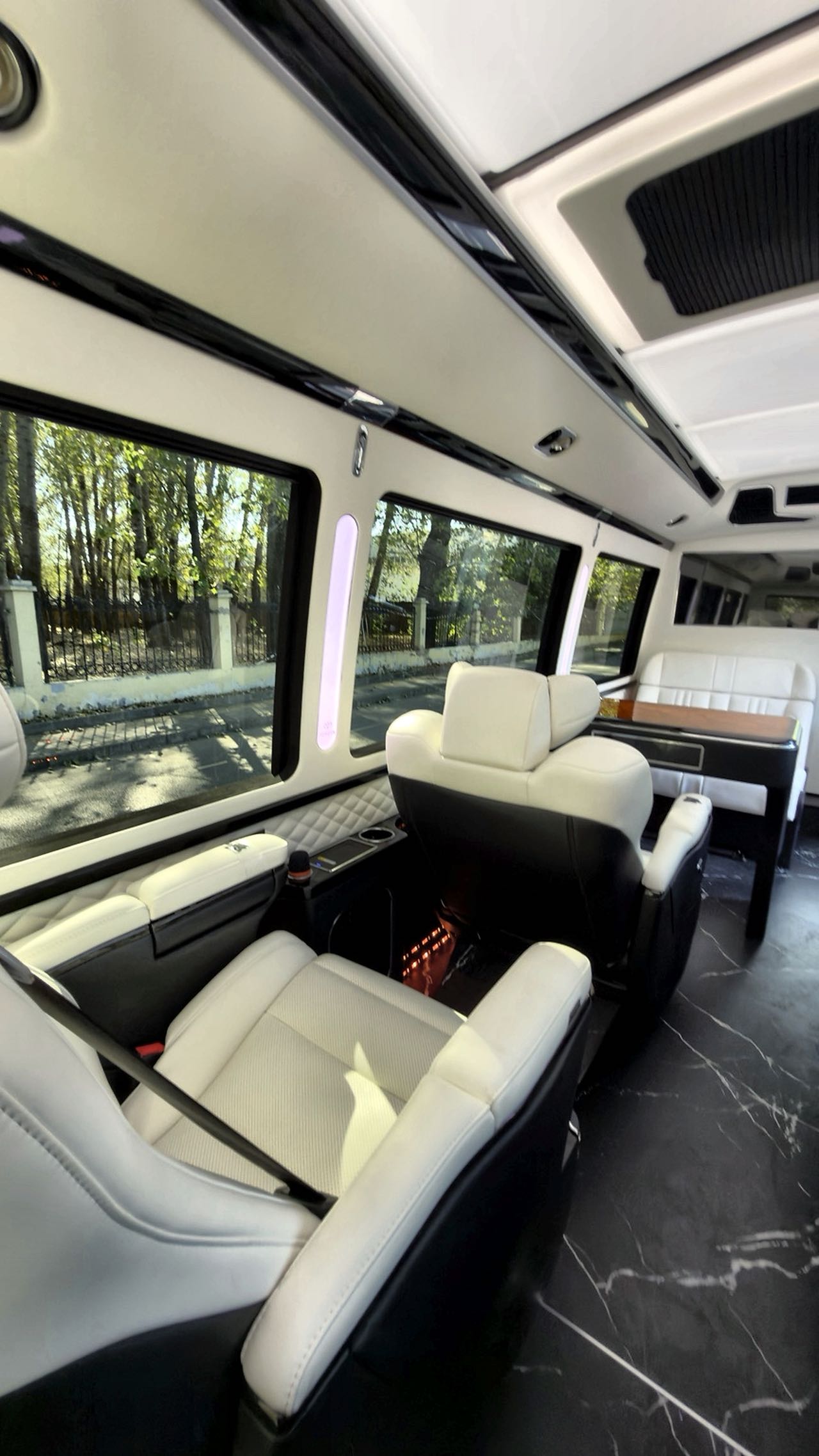 Bus 12-Seat Caesar Gulfstream Version, LHD, With Paint Protection Film, Used Car Export from China, Custom Available 8